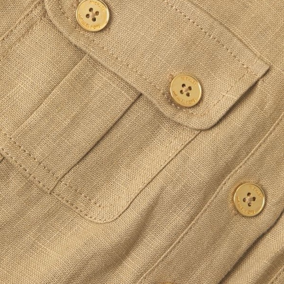 Michael Kors Hemp Utility Dress - Picture 6 of 8